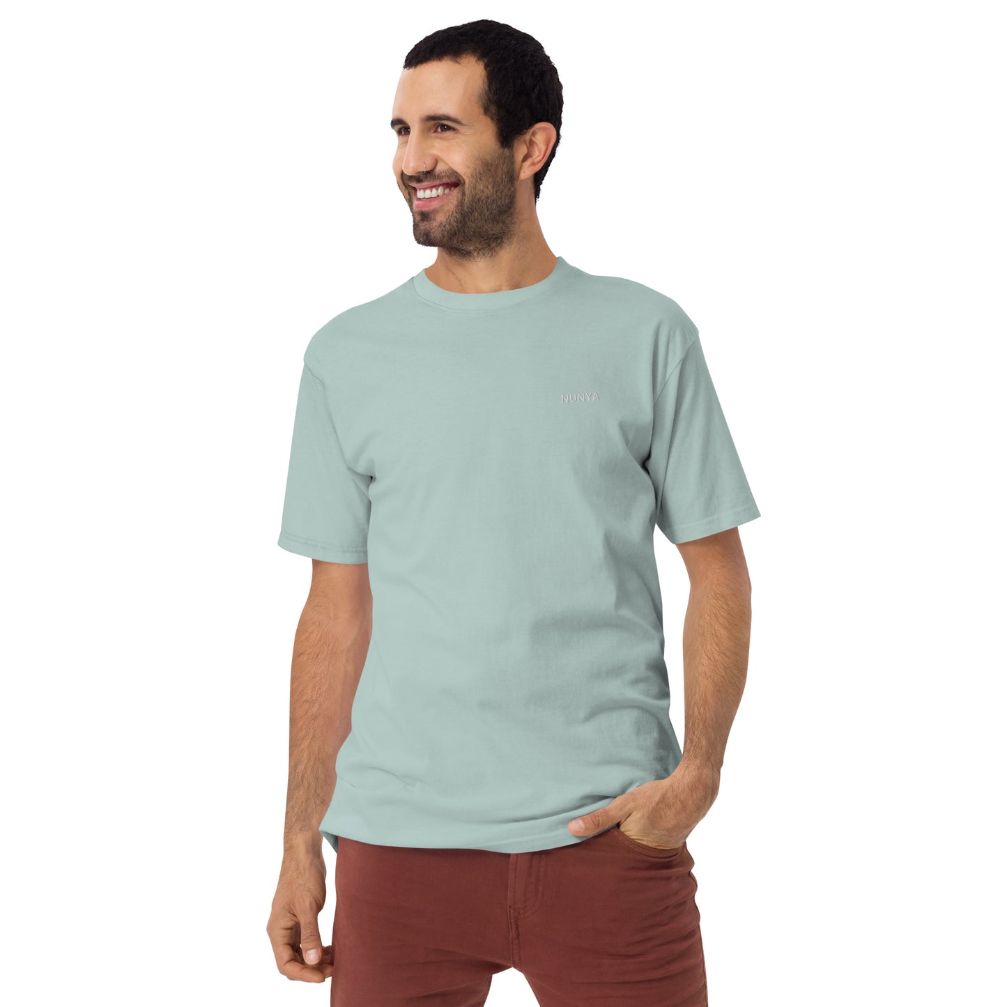 Men’s premium heavyweight Nunya tee