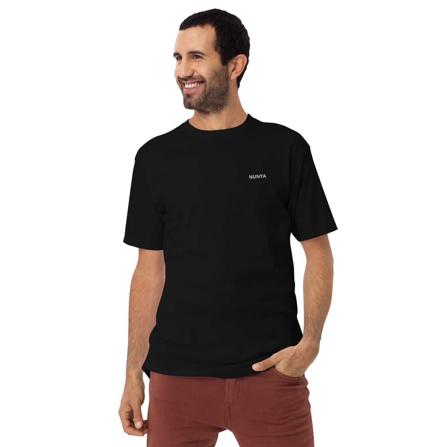 Men’s premium heavyweight Nunya tee