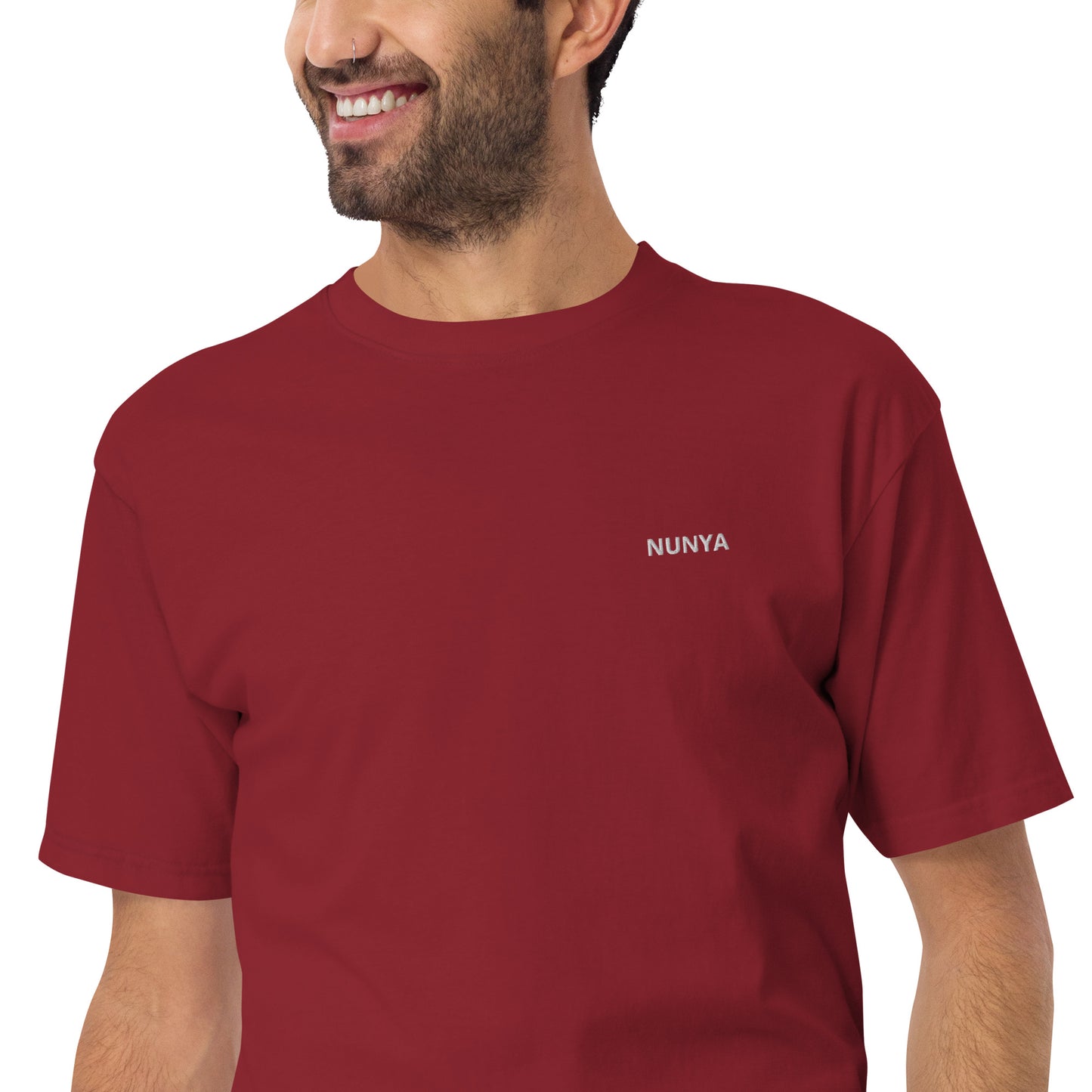 Men’s premium heavyweight Nunya tee