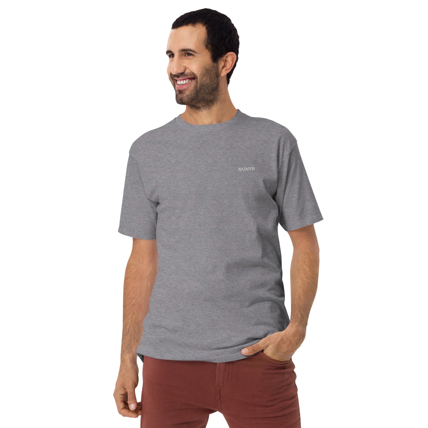 Men’s premium heavyweight Nunya tee