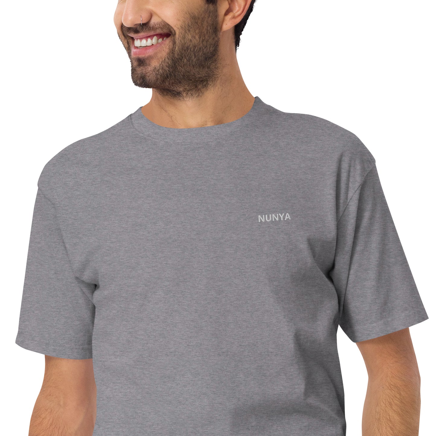 Men’s premium heavyweight Nunya tee