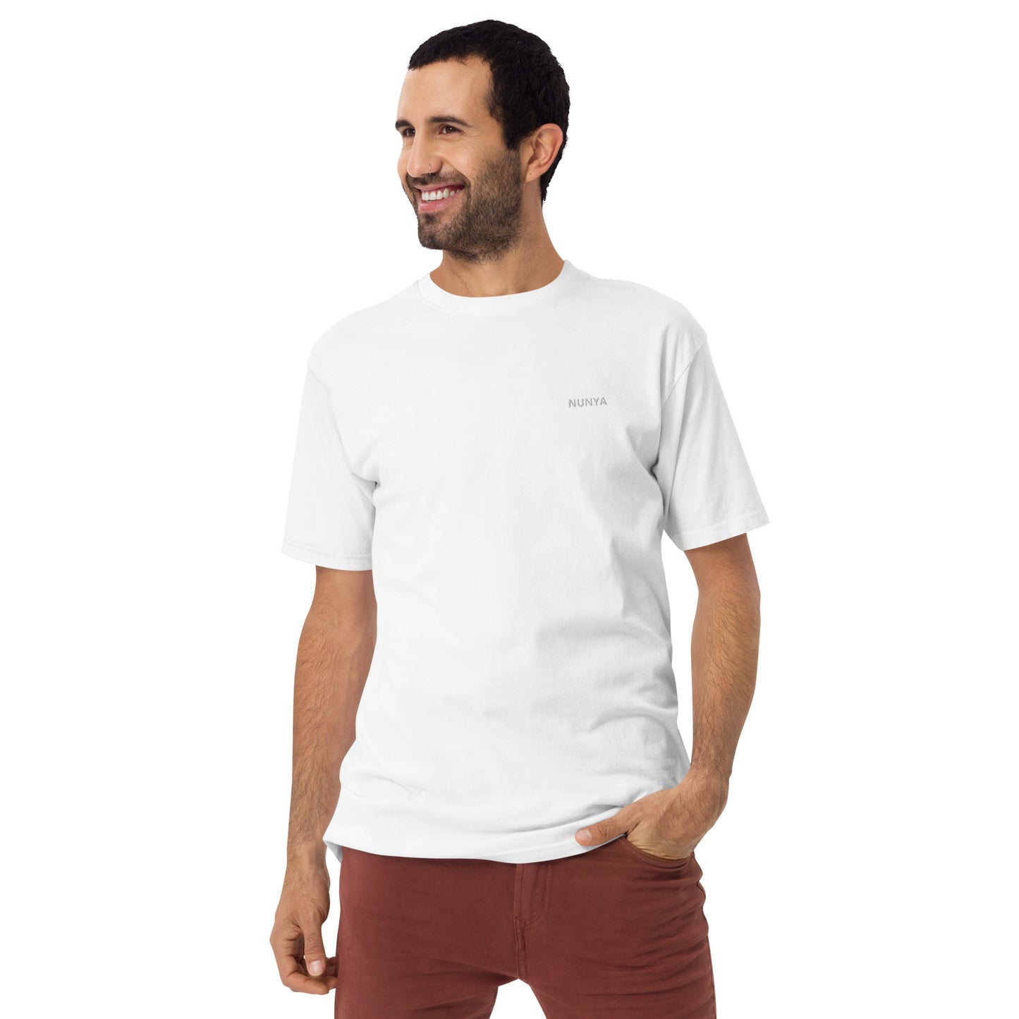 Men’s premium heavyweight Nunya tee