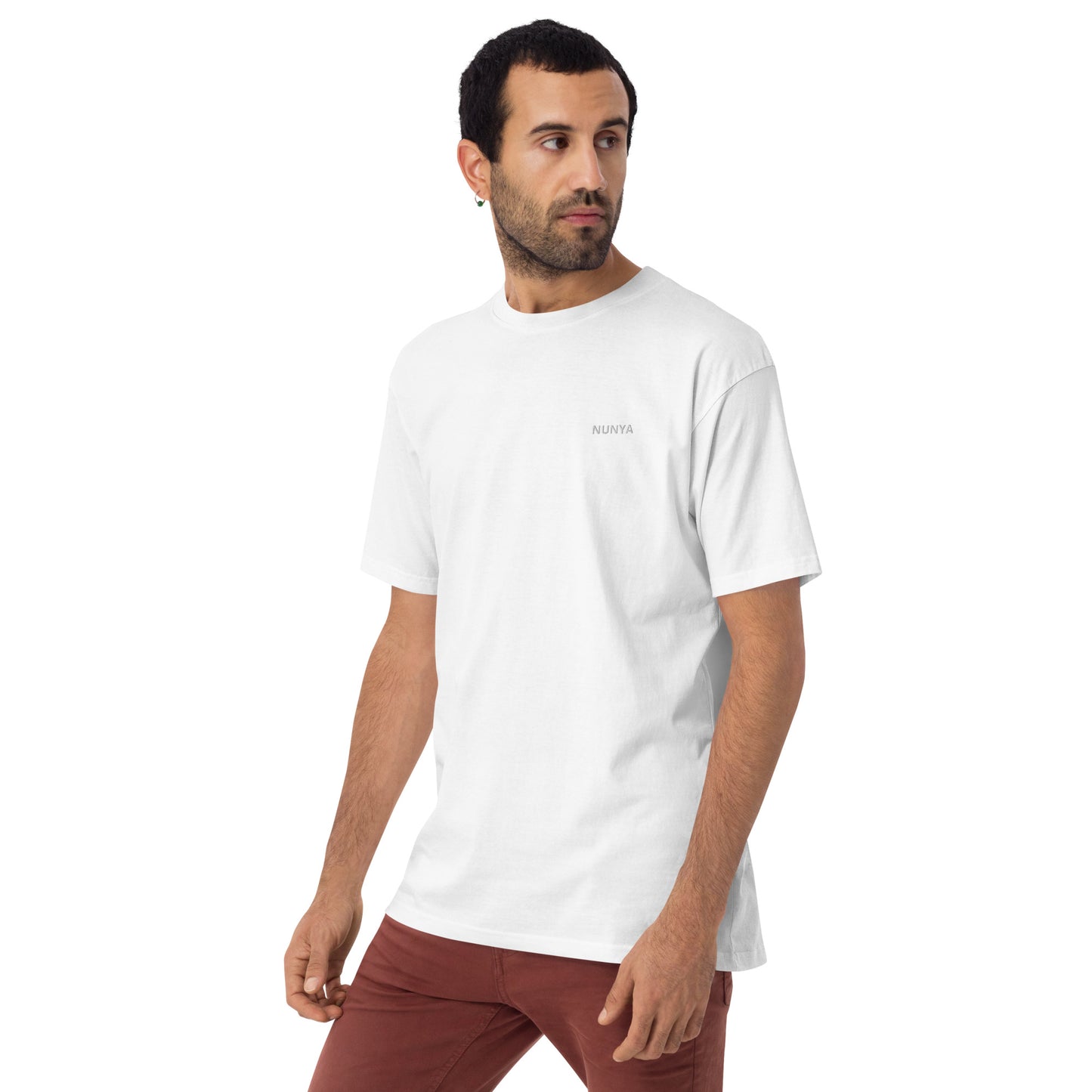 Men’s premium heavyweight Nunya tee