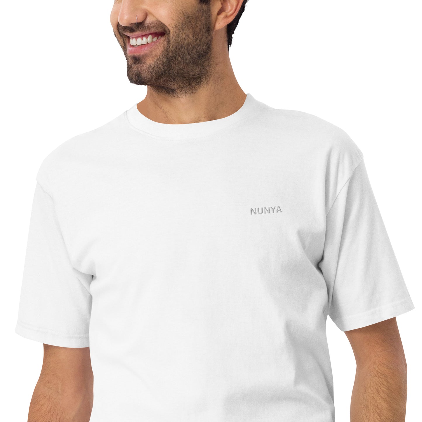 Men’s premium heavyweight Nunya tee