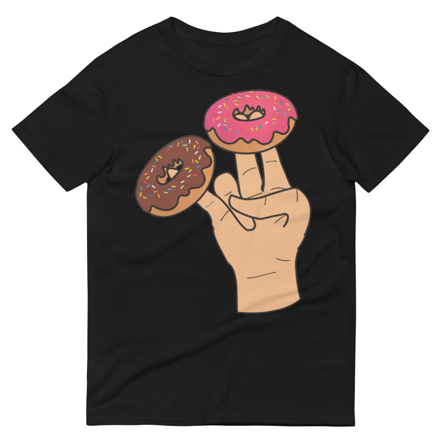 Two in the pink, One in the doughnut T-Shirt