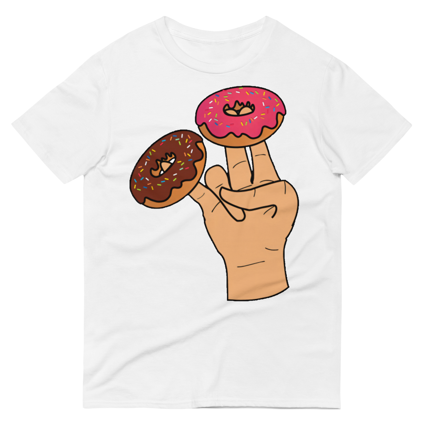 Two in the pink, One in the doughnut T-Shirt